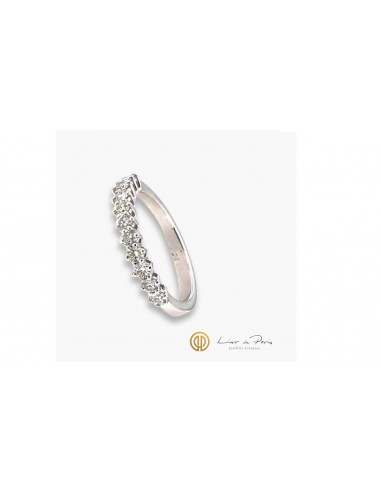 Alliance Diamant Or Blanc  18k