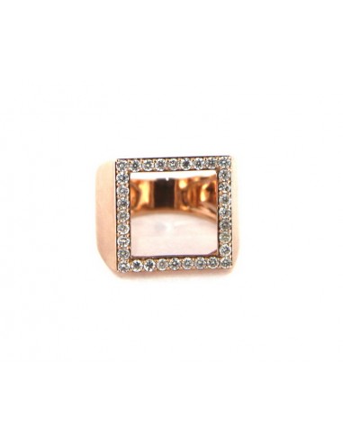 Bague Diamant Or Rose 18k