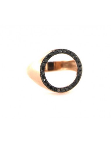 Bague Diamant Or Rose 18k