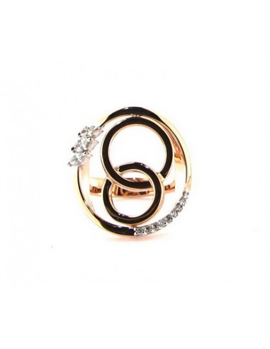 Bague Diamant Or Rose 18k