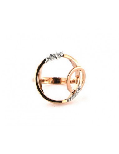 Bague Diamant Or Rose 18k