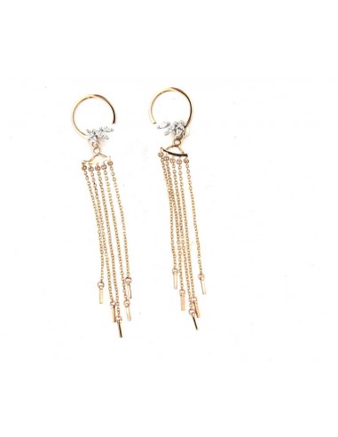 Boucle d'Oreilles Diamant Or Blanc et...