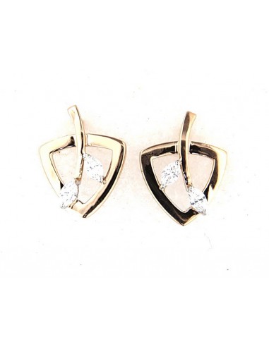 Boucle d'Oreilles Diamant Or Blanc et...